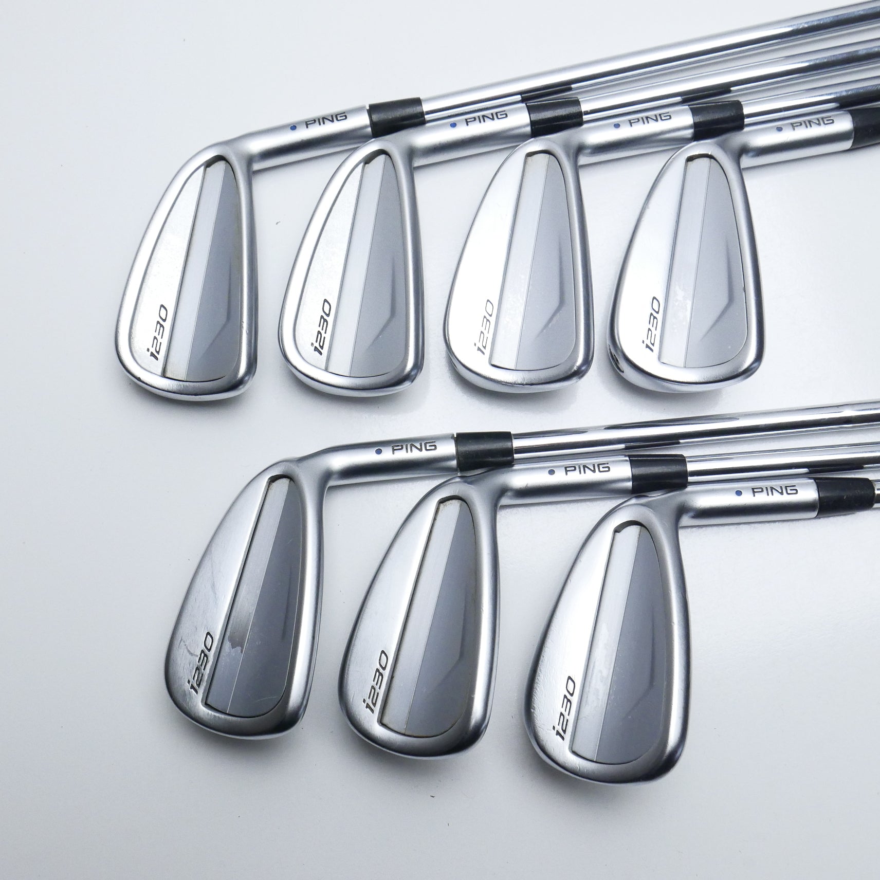 Used Ping i230 Iron Set / 4 - PW / X-Stiff Flex