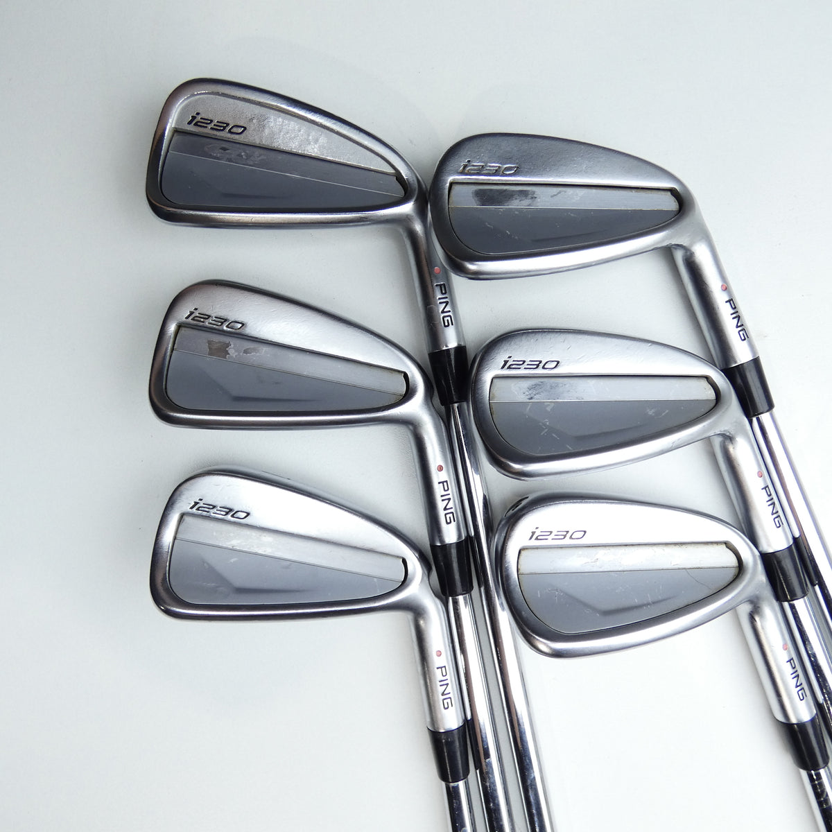 Used Ping i230 Iron Set / 5 - PW / Stiff Flex