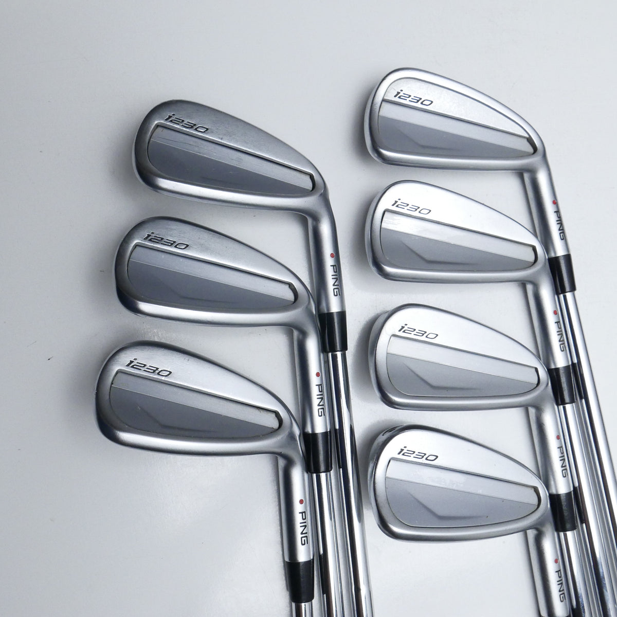 Used Ping i230 Iron Set / 5 - PW + UW / X-Stiff Flex