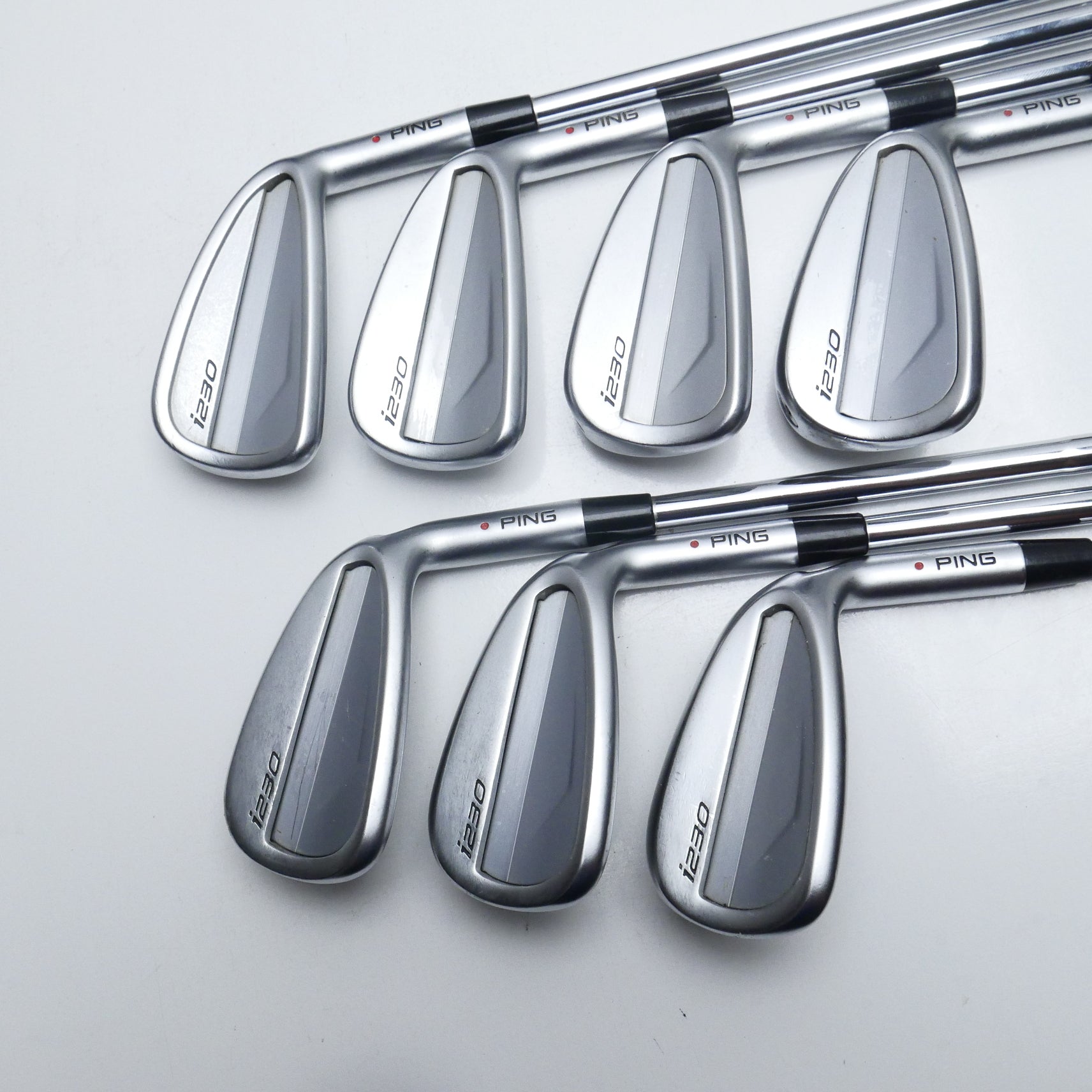 Used Ping i230 Iron Set / 5 - PW + UW / X-Stiff Flex