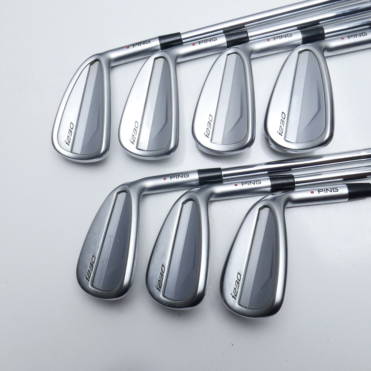 Used Ping i230 Iron Set / 5 - PW + UW / X-Stiff Flex