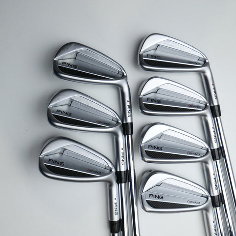 Used Ping i240 Iron Set / 4 - PW / Stiff + Flex