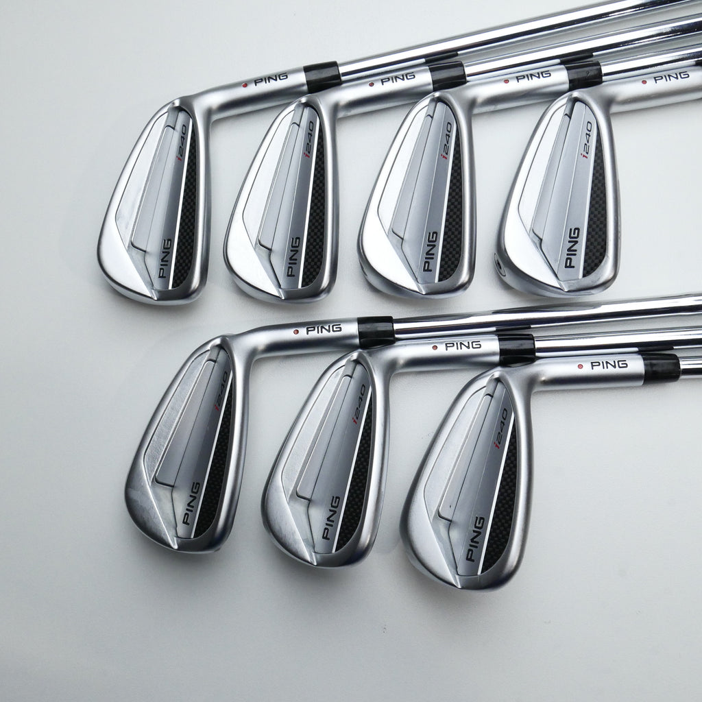 Used Ping i240 Iron Set / 4 - PW / Stiff + Flex