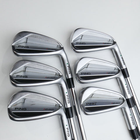 Used Ping i240 Iron Set / 5 - PW / Stiff Flex