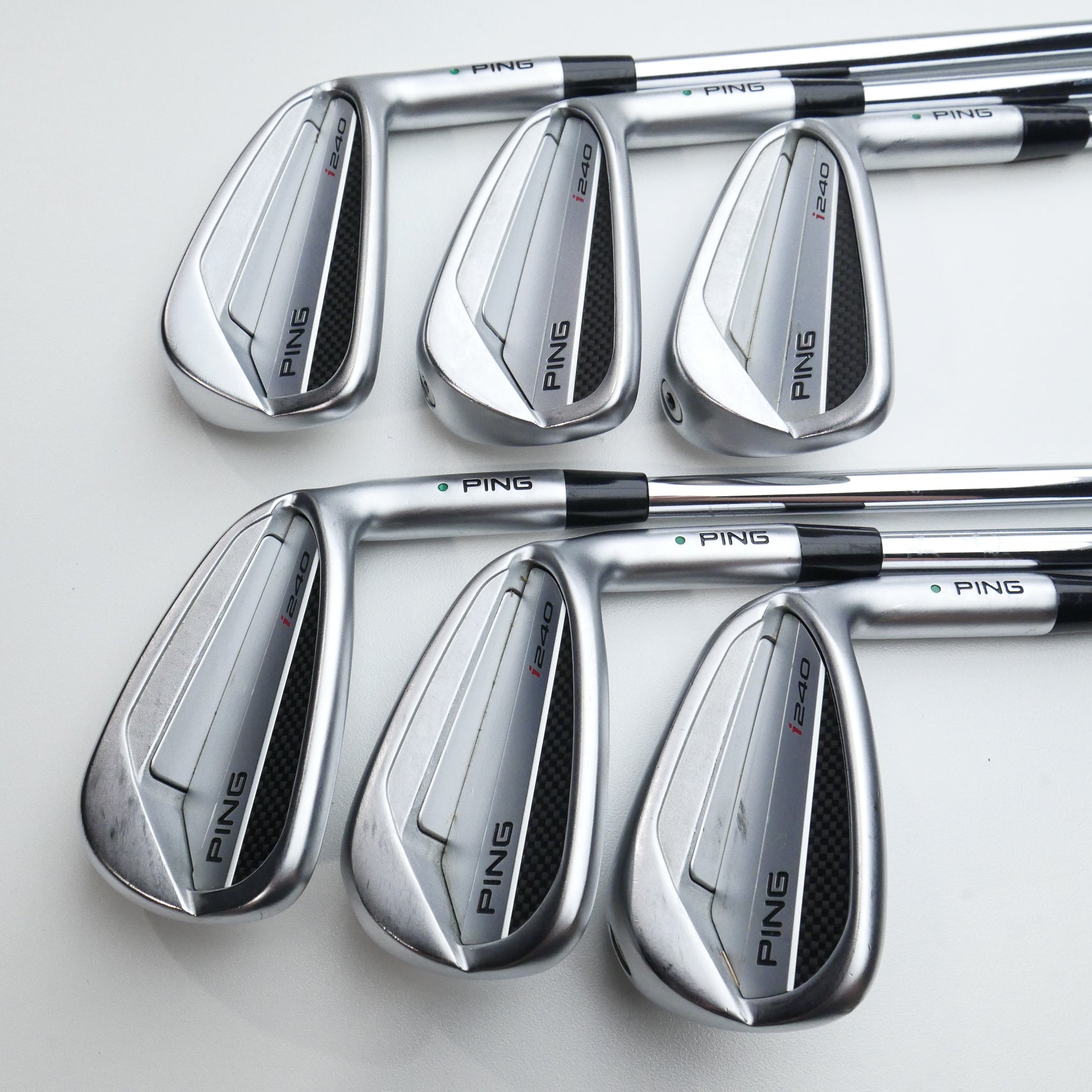 Used Ping i240 Iron Set / 5 - PW / Stiff Flex