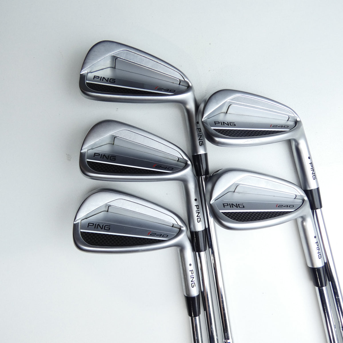 Used Ping i240 Iron Set / 6 - PW / Stiff Flex
