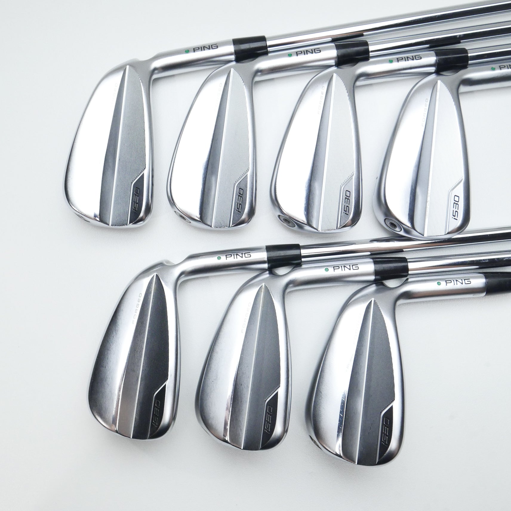 Used Ping i530 Iron Set / 4 - PW / Stiff Flex