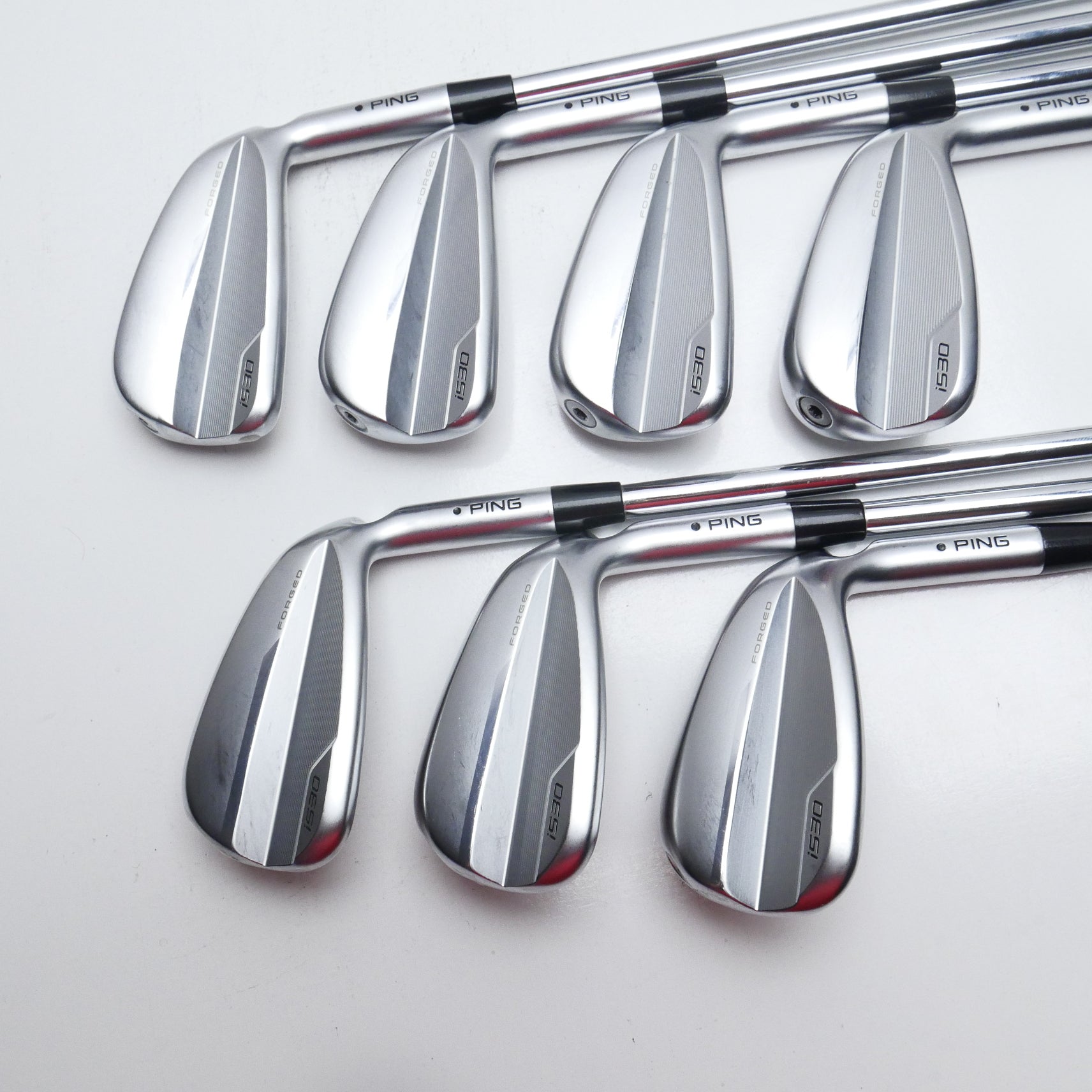 Used Ping i530 Iron Set PW GW Regular Flex Replay Golf