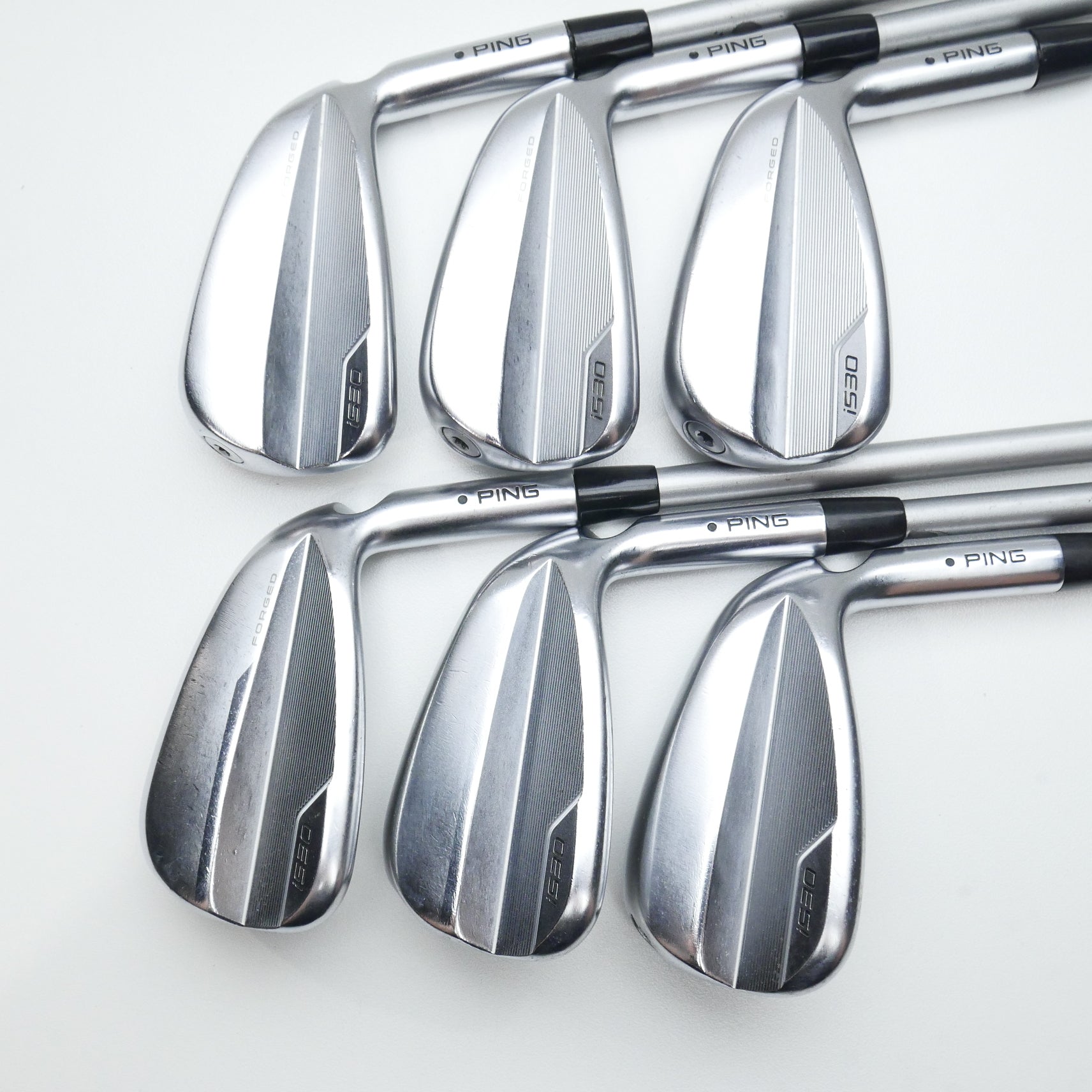 Used Ping i530 Iron Set / 6 - PW + GW / Soft Regular Flex