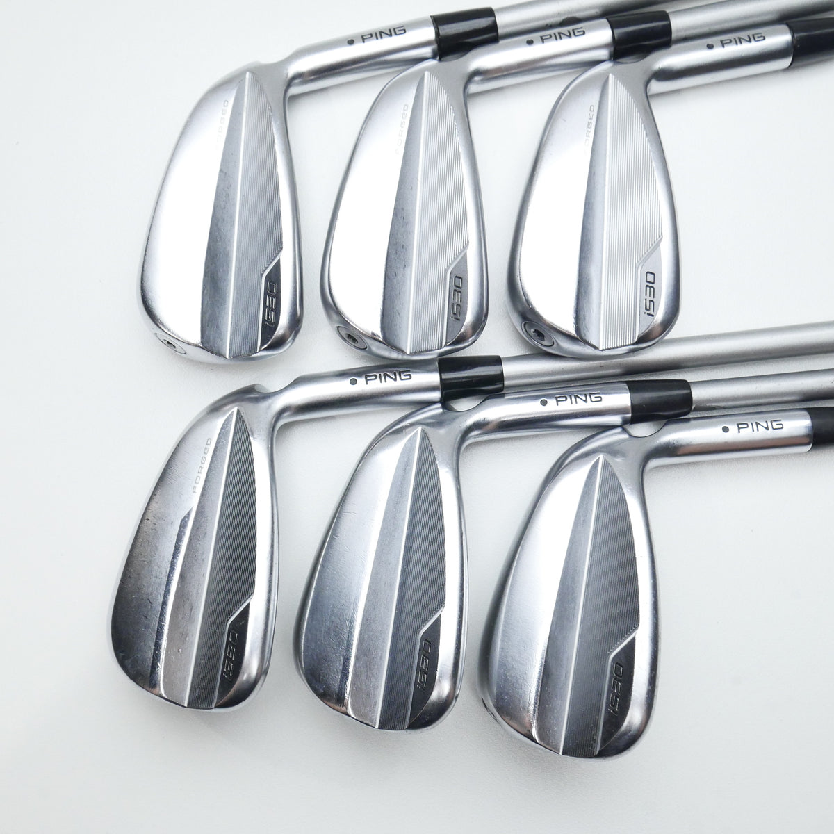 Used Ping i530 Iron Set / 6 - PW + GW / Soft Regular Flex