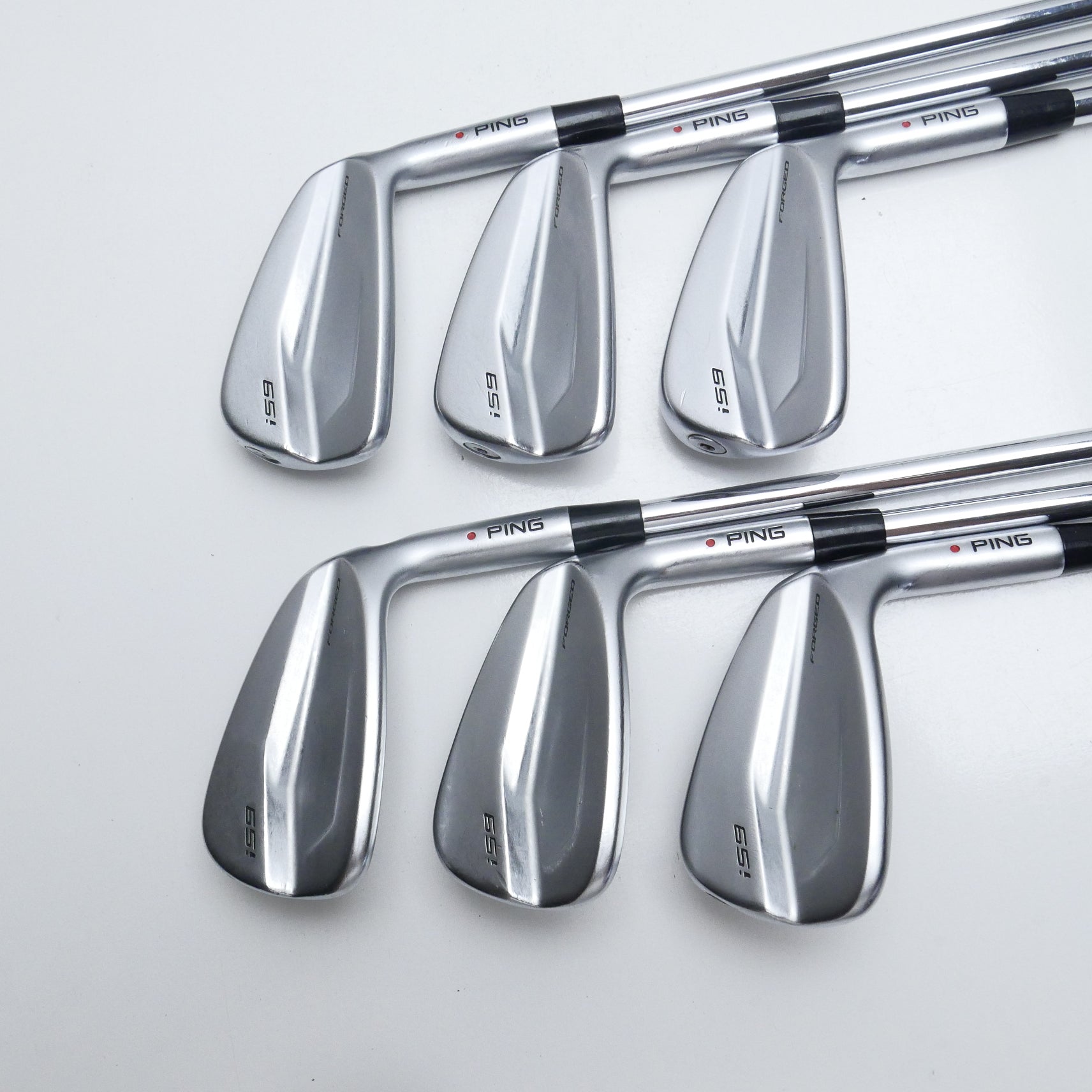 Used Ping i59 2021 Iron Set / 5 - PW / Stiff Flex