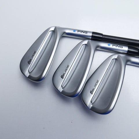 Used Ping iBlade Iron Set / 4 - PW / LA Golf L Series Stiff Flex