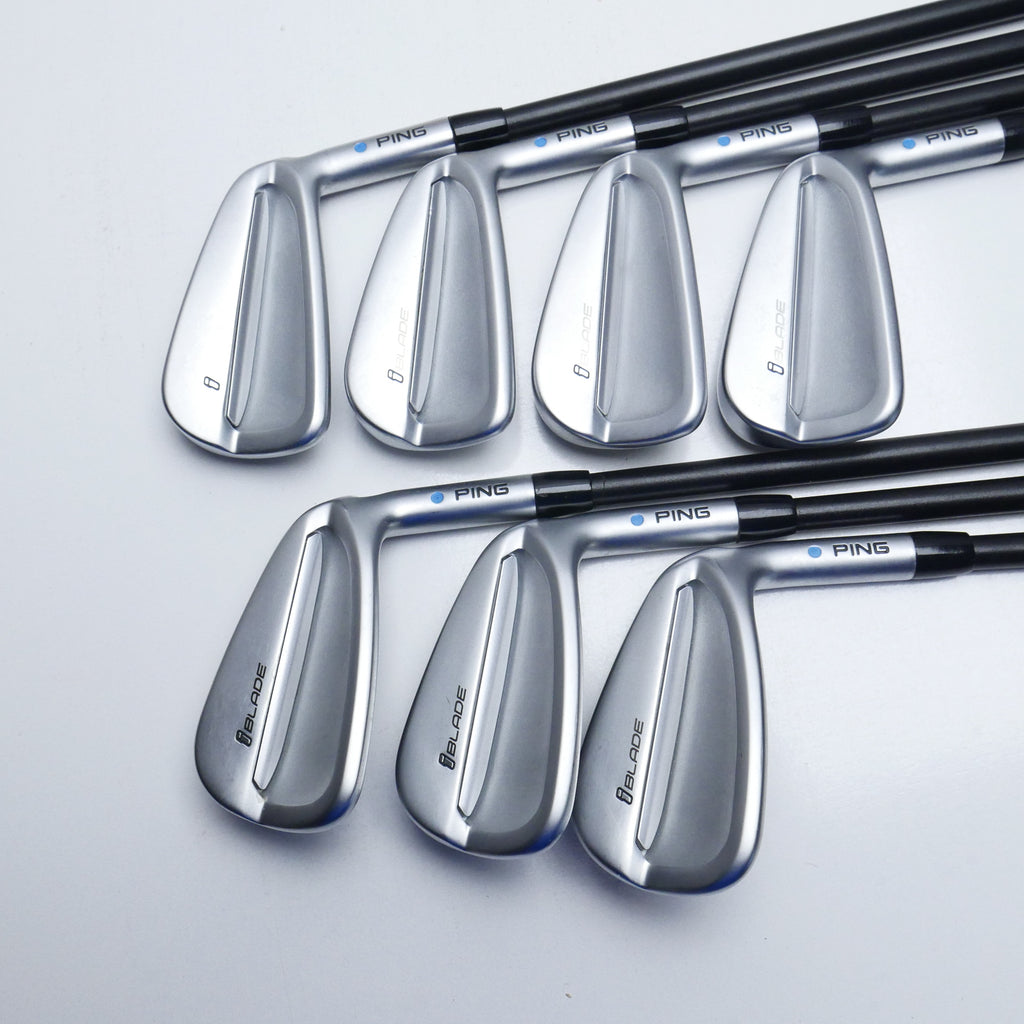 Used Ping iBlade Iron Set / 4 - PW / LA Golf L Series Stiff Flex