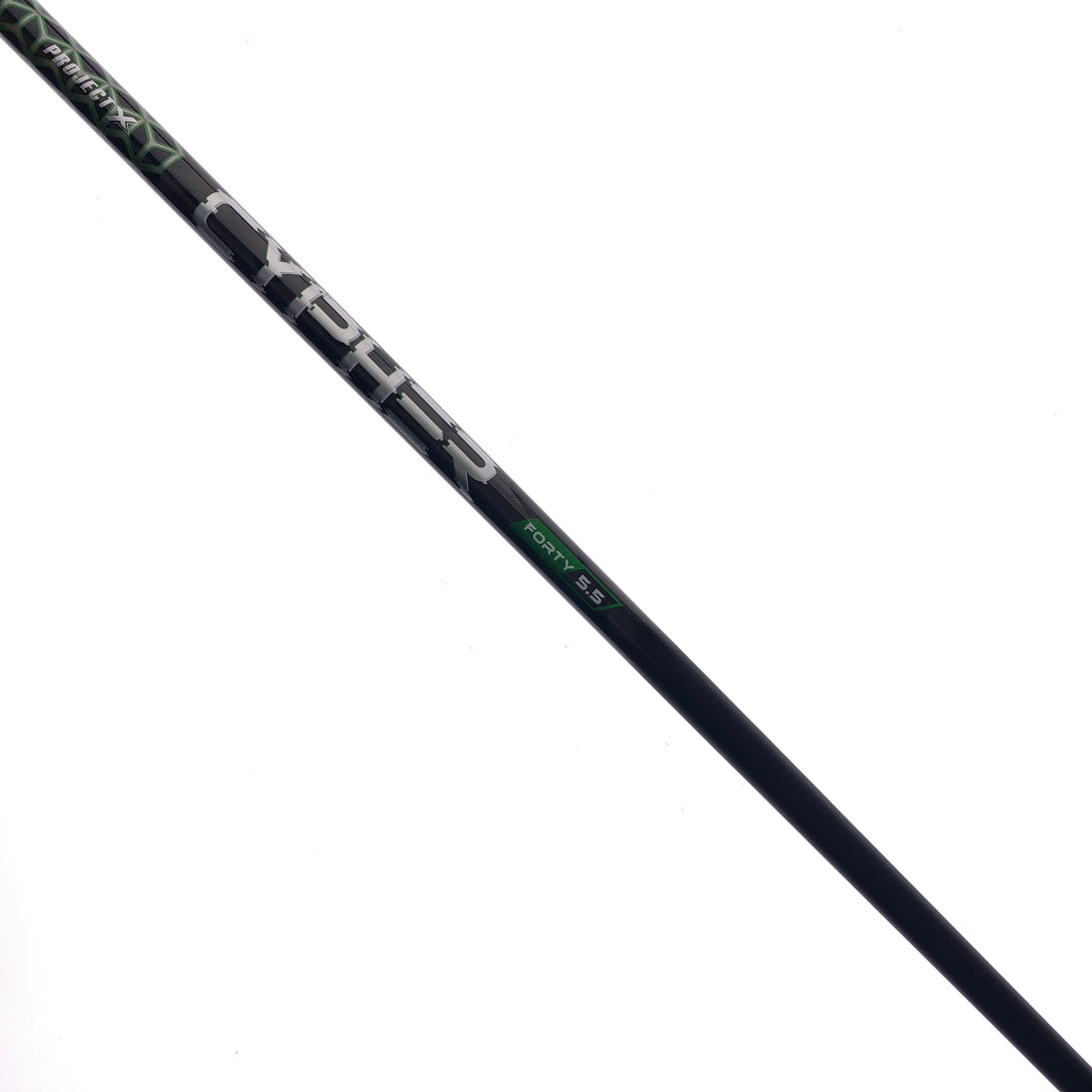 Used Project X Cypher Forty 5.5 R Fairway Shaft / Regular Flex / PXG Adapter