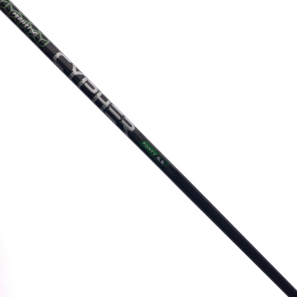 Used Project X Cypher Forty 5.5 R Fairway Shaft / Regular Flex / PXG Adapter