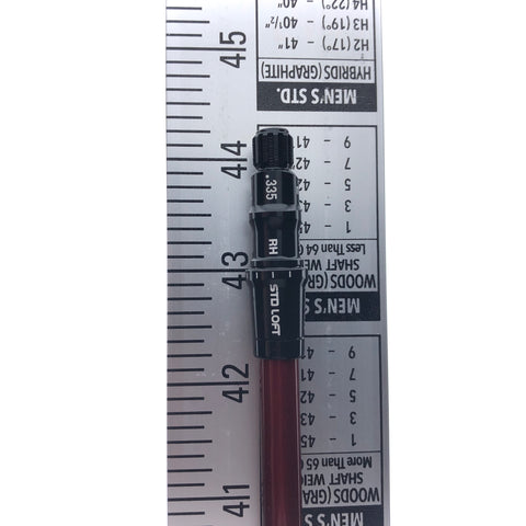 Used Project X Denali Red 5.0 50g Driver Shaft / Soft Reg / TaylorMade Gen2 Ad