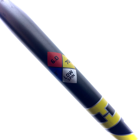 Used Project X HZRDUS Smoke Yellow 6.0 70 S Driver Shaft/Stiff/Titleist Gen2