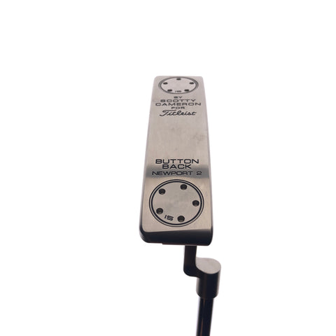 Used Scotty Cameron Button Back Newport 2 Putter / 34.0 Inches