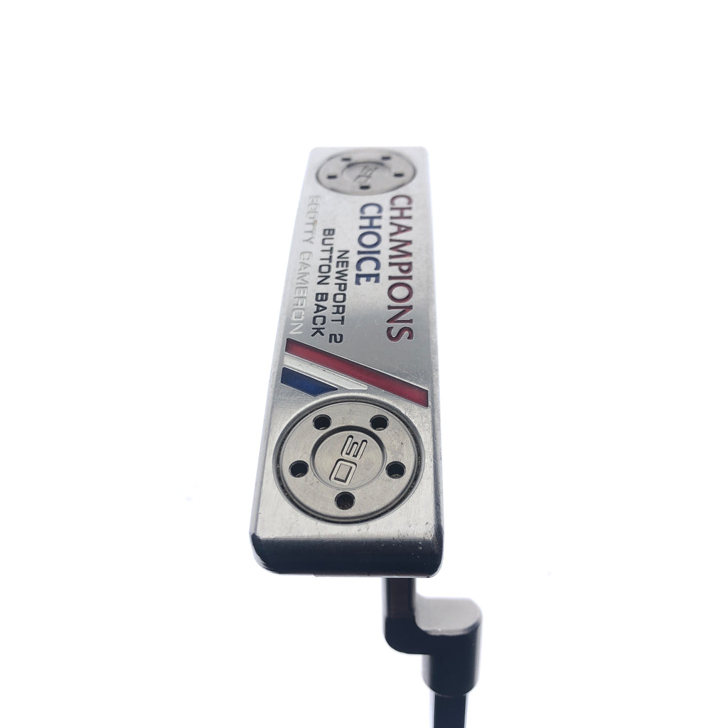 Used Scotty Cameron Champions Choice Button Back Newport 2 Putter / 33.0 Inches