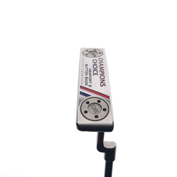 Used Scotty Cameron Champions Choice Button Back Newport 2 Putter / 35.0 Inches