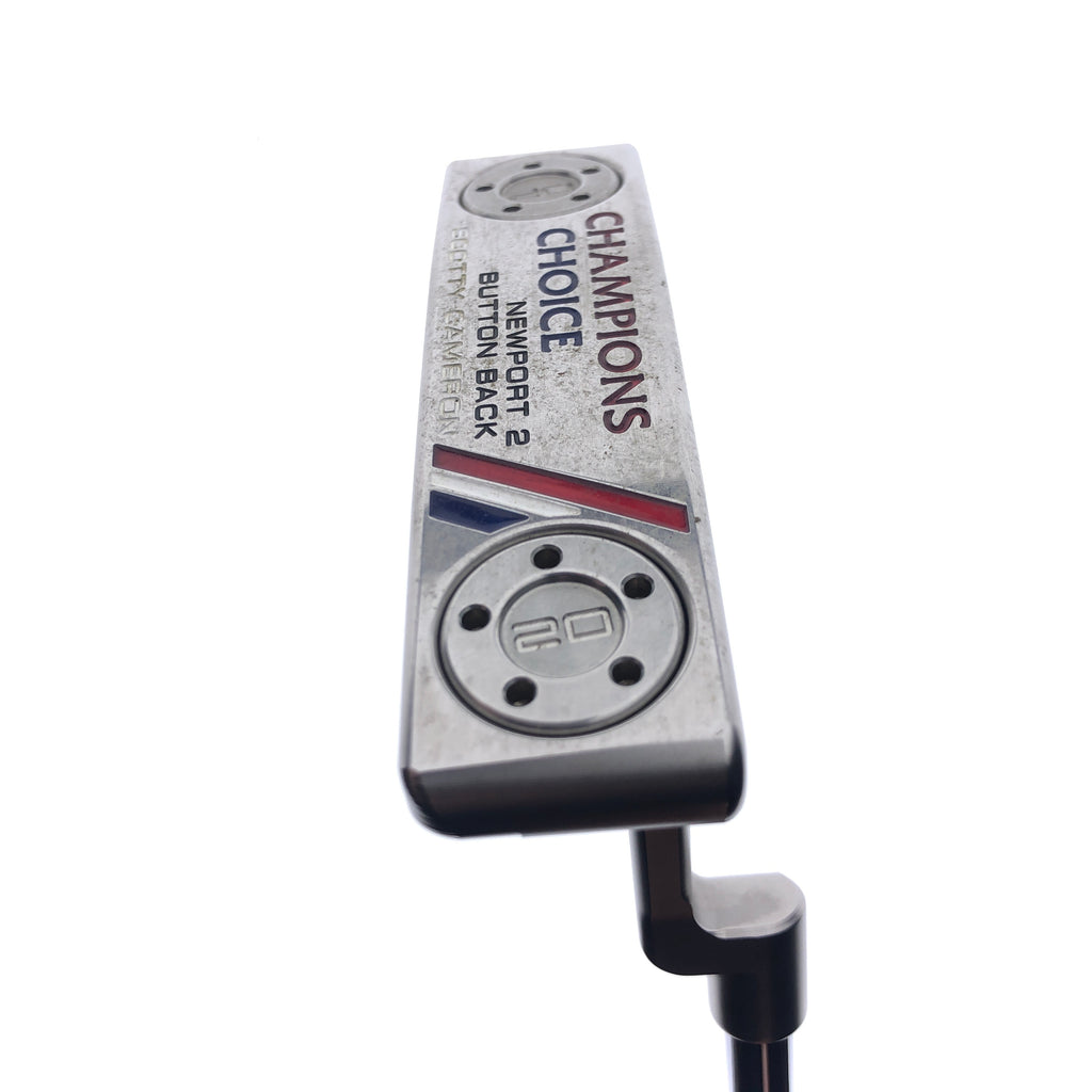 Used Scotty Cameron Champions Choice Button Back Newport 2 Putter / 35.0 Inches