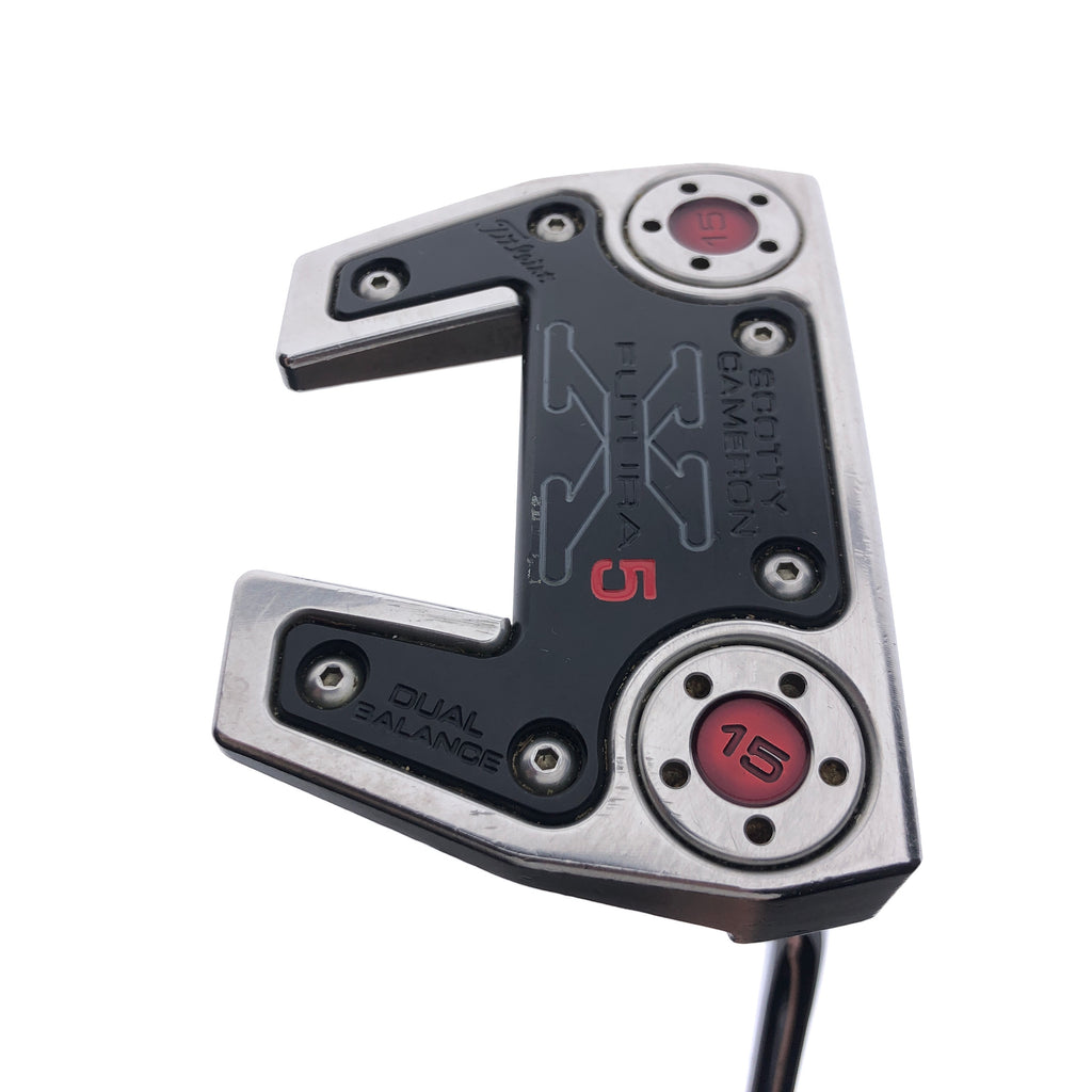 Used Scotty Cameron Futura X5 Dual Balance Putter / 35.0 Inches
