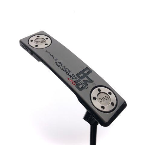 Used Scotty Cameron Limited Edition Triple Black B3 Newport 2 Putter/33.0 Inches