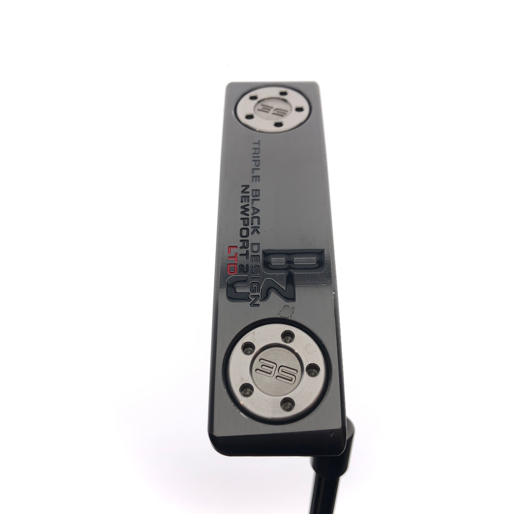 Used Scotty Cameron Limited Edition Triple Black B3 Newport 2 Putter/33.0 Inches