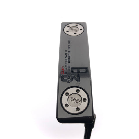 Used Scotty Cameron Limited Edition Triple Black B3 Newport 2 Putter/33.0 Inches