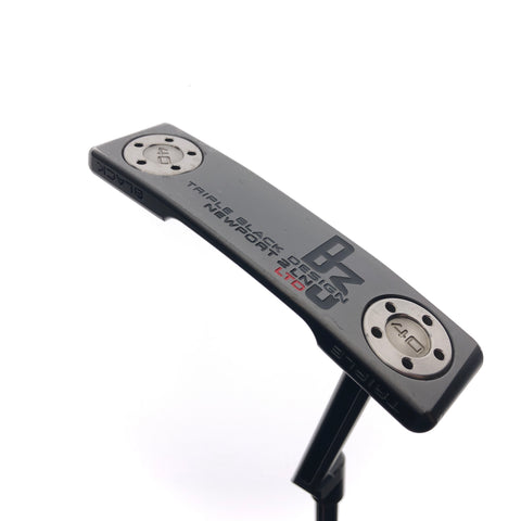 Used Scotty Cameron Limited Edition Triple Black Design B3 Newport 2 Long Neck