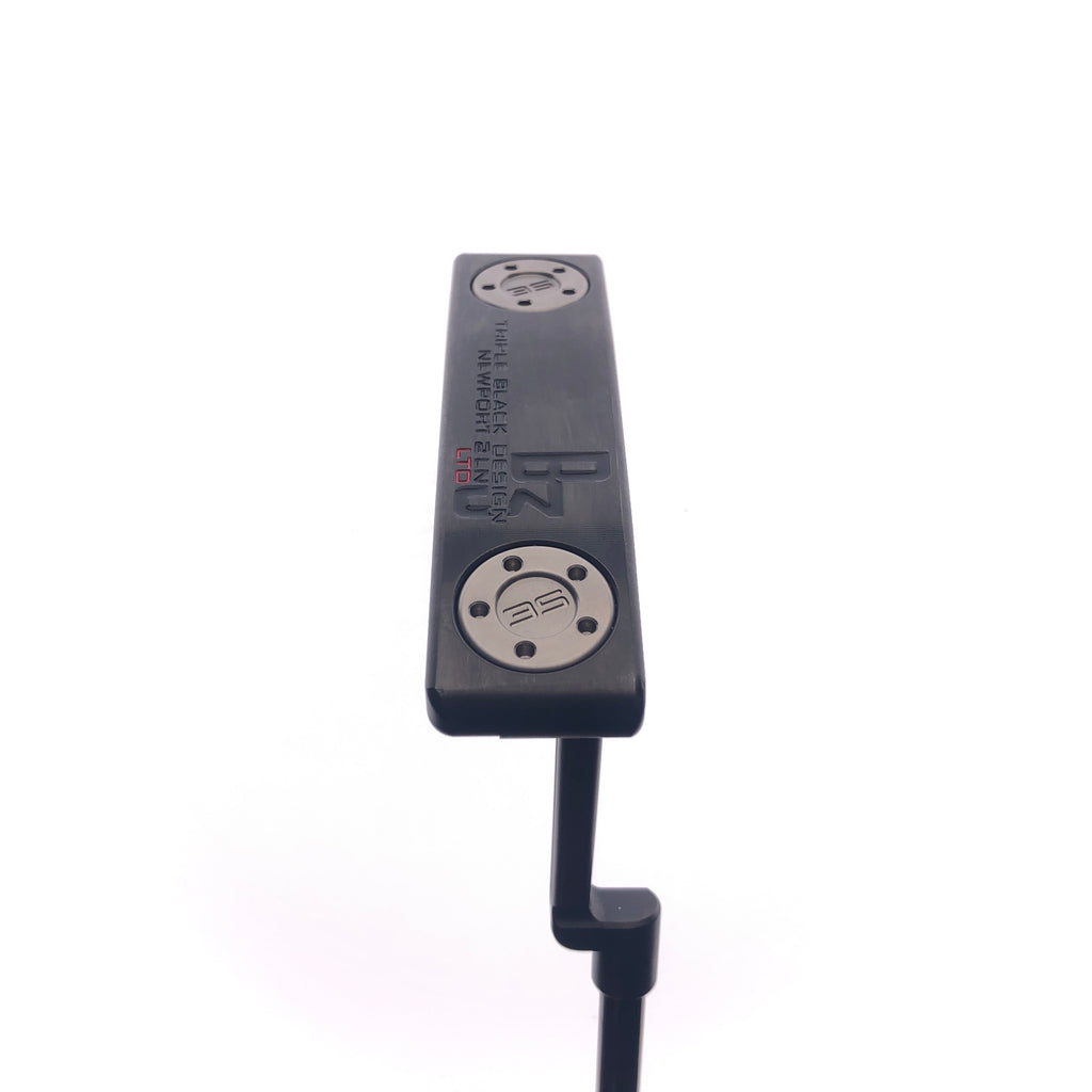 Used Scotty Cameron Limited Edition Triple Black Design B3 Newport 2 Long Neck