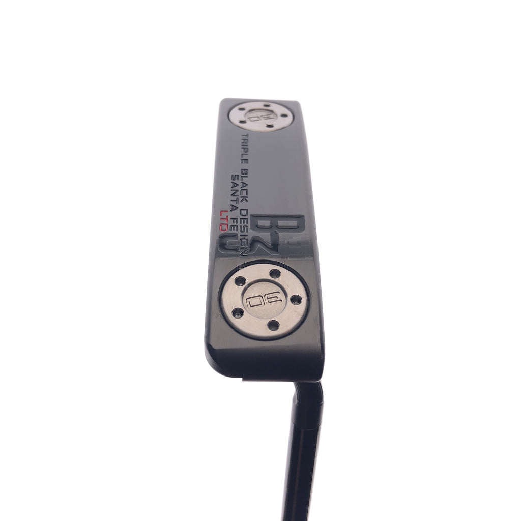 Used Scotty Cameron Limited Triple Black Design B3 Santa Fe Putter / 35.0 Inches