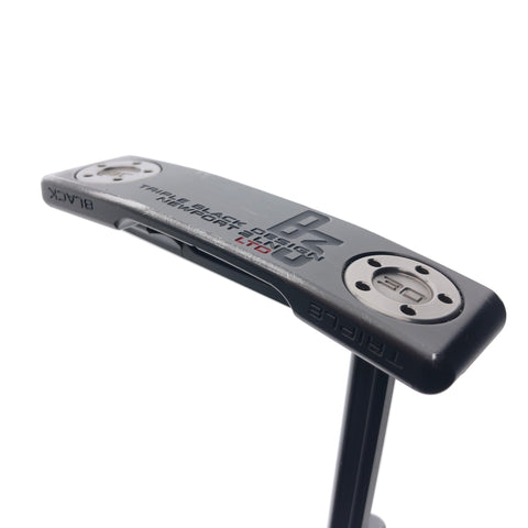 Used Scotty Cameron Ltd. Edition Triple Blk Design B3 Newport 2 Putter / 35 Inch