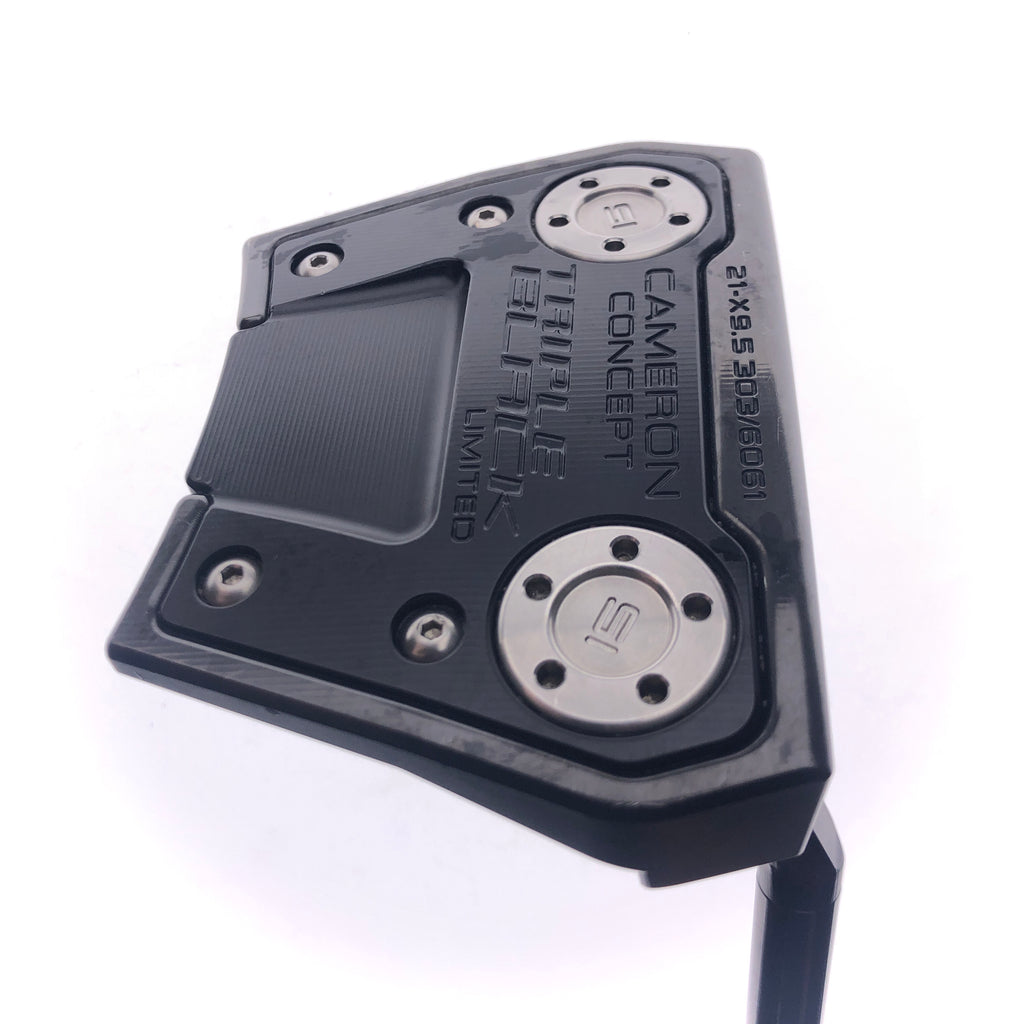 Used Scotty Cameron Phantom X 9.5 Triple Black Putter / 34.0 Inches