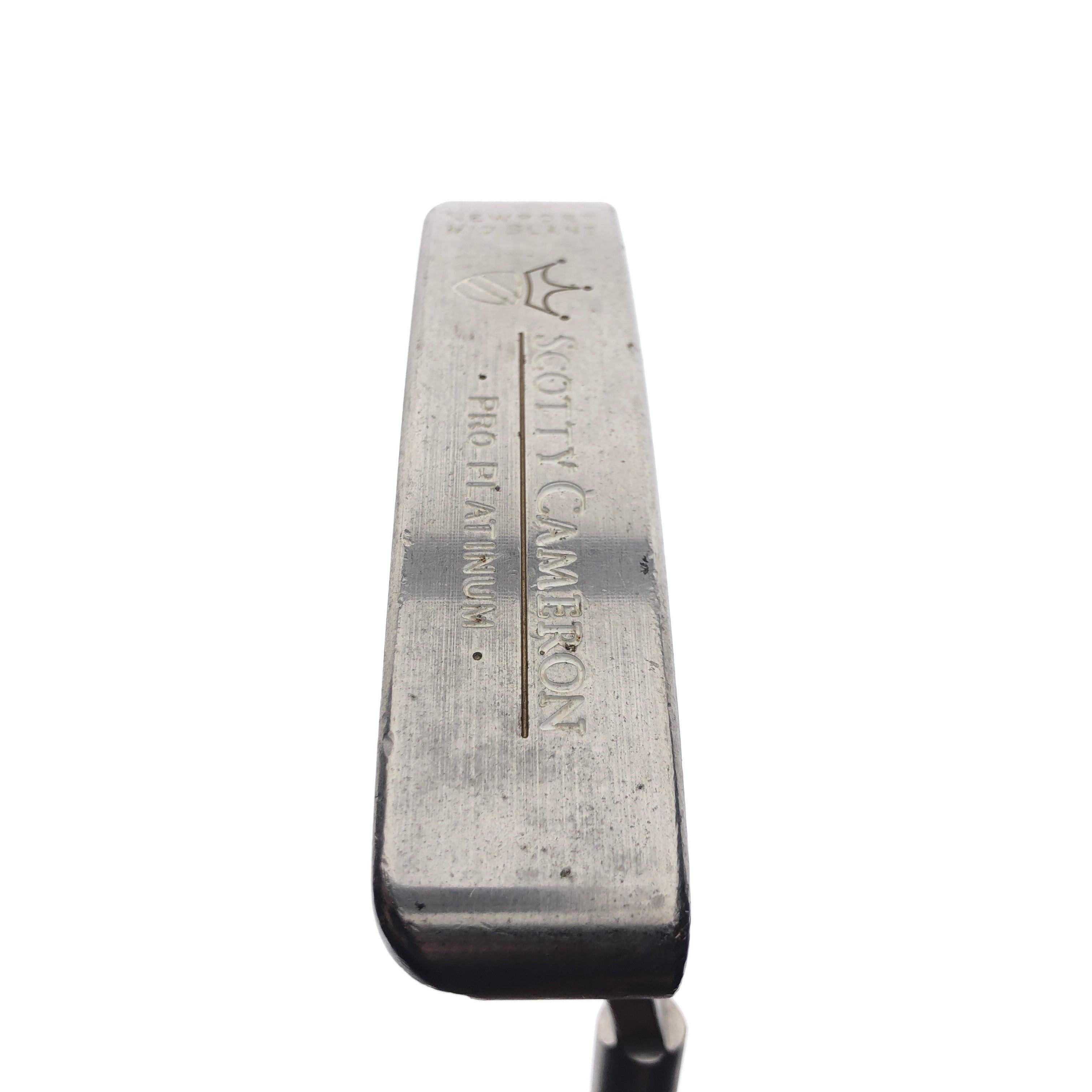 Used Scotty Cameron Pro Platinum Newport Mid Slant Putter / 35.00 Inches
