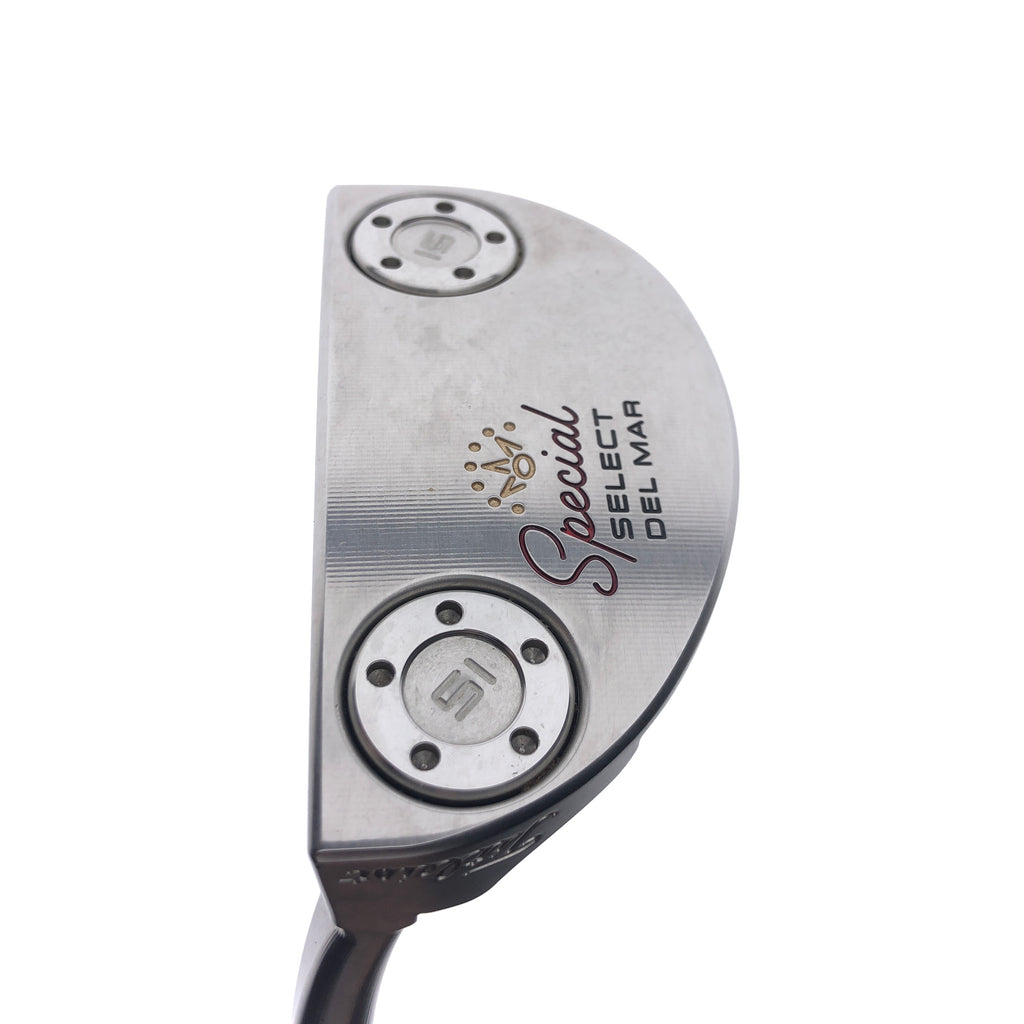 Used Scotty Cameron Special Select Del Mar Putter / 34.0 Inches / Left-Handed