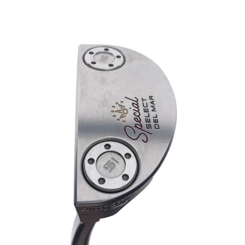 Used Scotty Cameron Special Select Del Mar Putter / 34.0 Inches / Left-Handed
