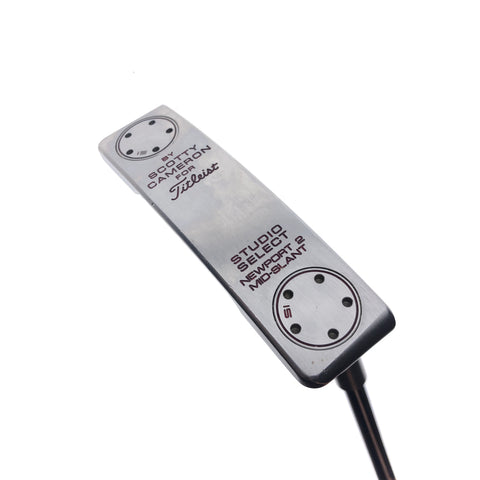 Used Scotty Cameron Studio Select Newport 2 Mid Slant Putter / 35.0 Inches