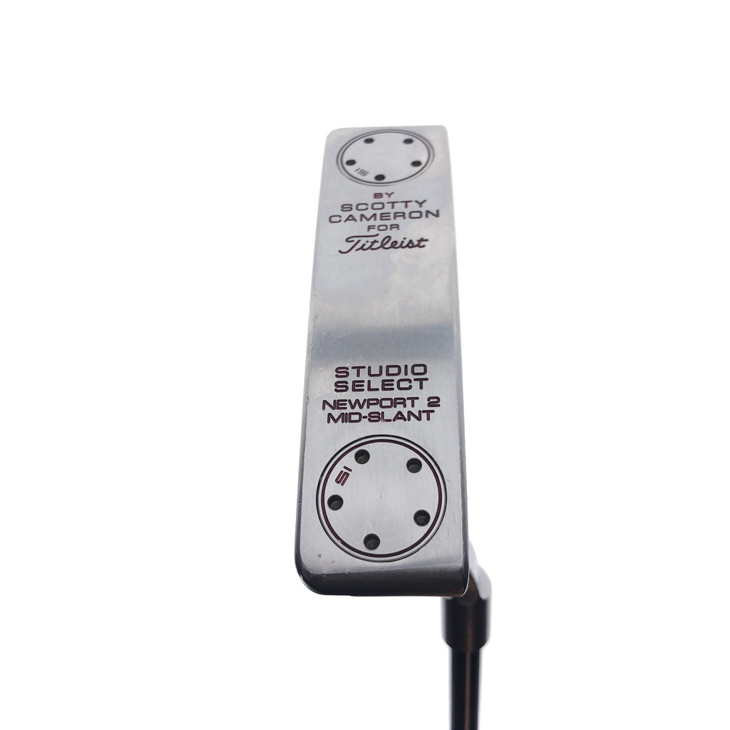 Used Scotty Cameron Studio Select Newport 2 Mid Slant Putter / 35.0 Inches