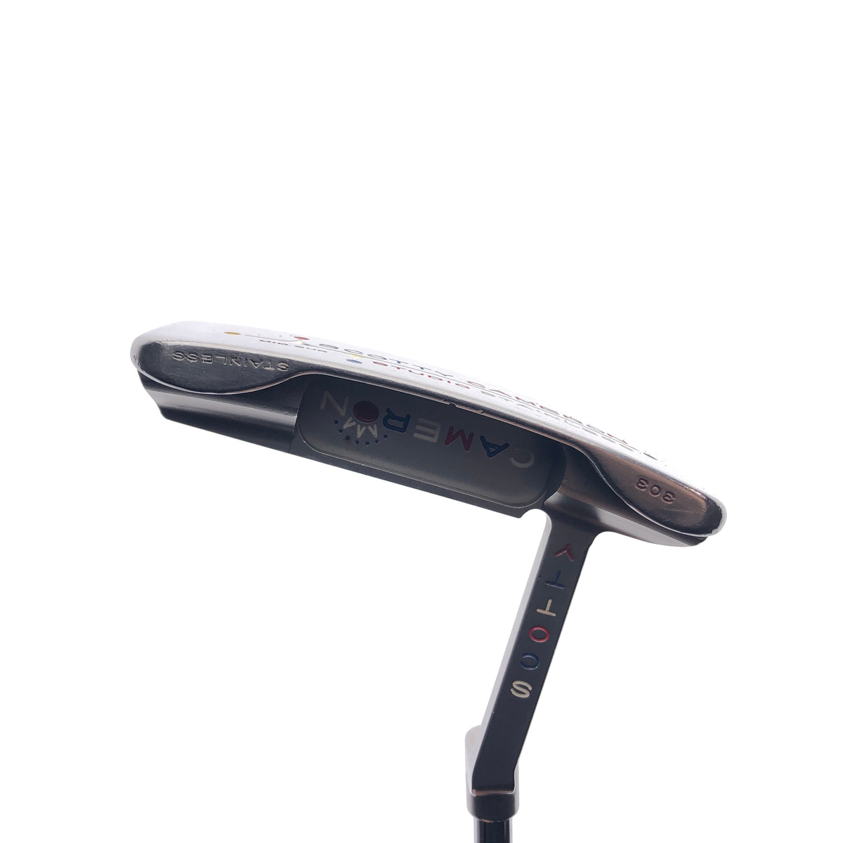 Used Scotty Cameron Studio Stainless Mid Sur Putter / 34.0 Inches