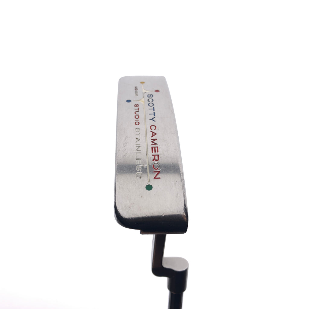 Used Scotty Cameron Studio Stainless Mid Sur Putter / 34.0 Inches