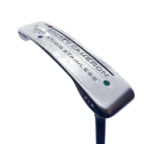 Used Scotty Cameron Studio Stainless Newport Beach 1.5 Putter / 34.0 Inches