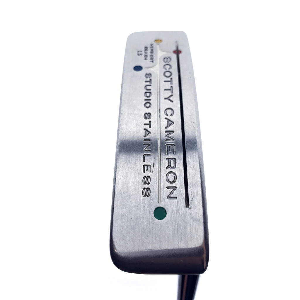 Used Scotty Cameron Studio Stainless Newport Beach 1.5 Putter / 35.0 Inches