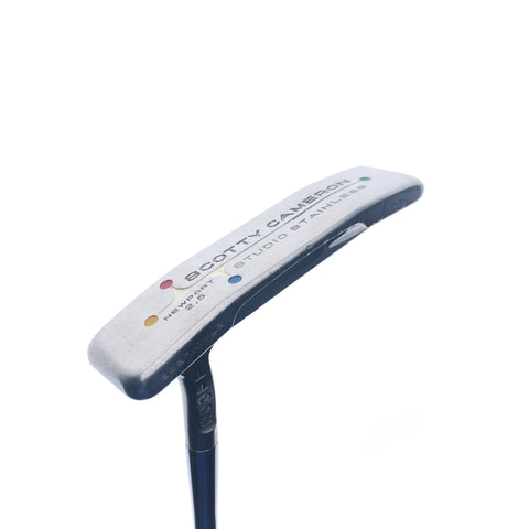 Used Scotty Cameron Studio Stainless Newprt 2.5 Putter / 35.0 Inches / Left-Hand