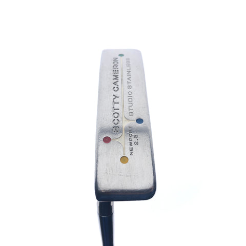 Used Scotty Cameron Studio Stainless Newprt 2.5 Putter / 35.0 Inches / Left-Hand