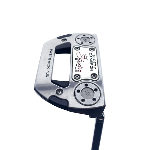 Used Scotty Cameron Studio Style Fastback 1.5 Putter / 34.0 Inches