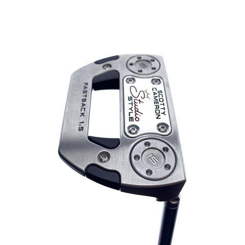 Used Scotty Cameron Studio Style Fastback 1.5 Putter / 34.0 Inches