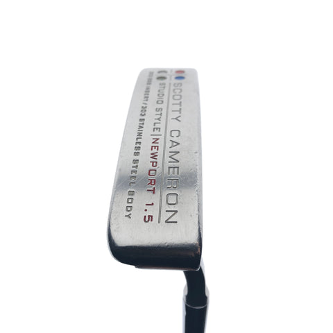 Used Scotty Cameron Studio Style Newport 1.5 Putter / 34.0 Inches