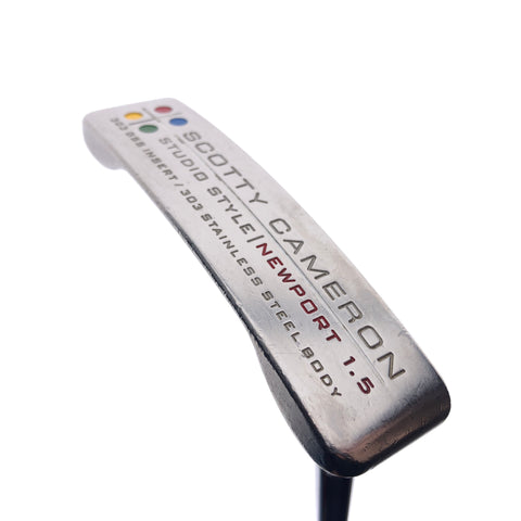 Used Scotty Cameron Studio Style Newport 1.5 Putter / 35.0 Inches