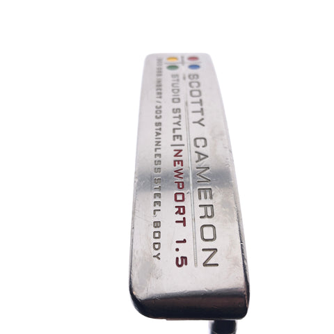 Used Scotty Cameron Studio Style Newport 1.5 Putter / 35.0 Inches